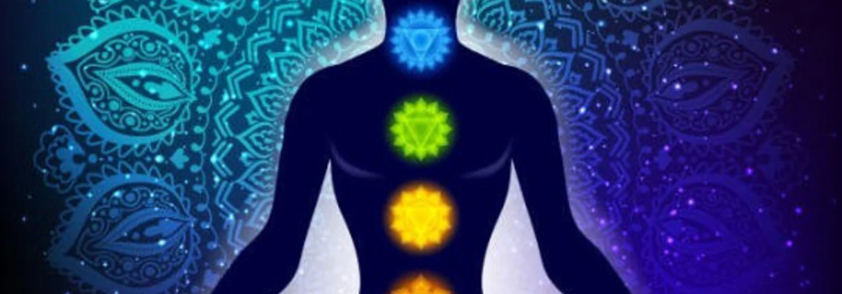 Yoga image of the chakras