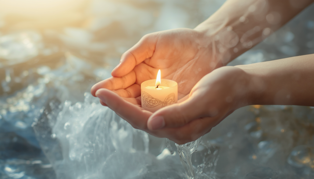 Soft, peaceful image representing grief and bereavement support